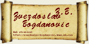 Zvezdoslav Bogdanović vizit kartica